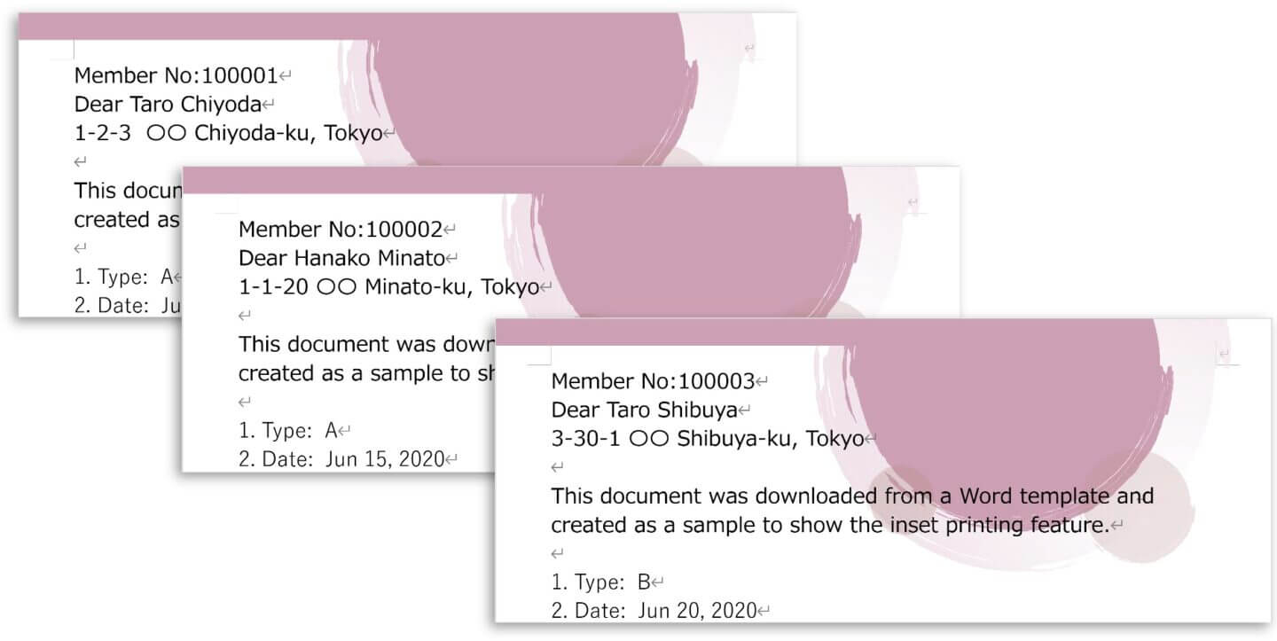 mail merge from excel to word